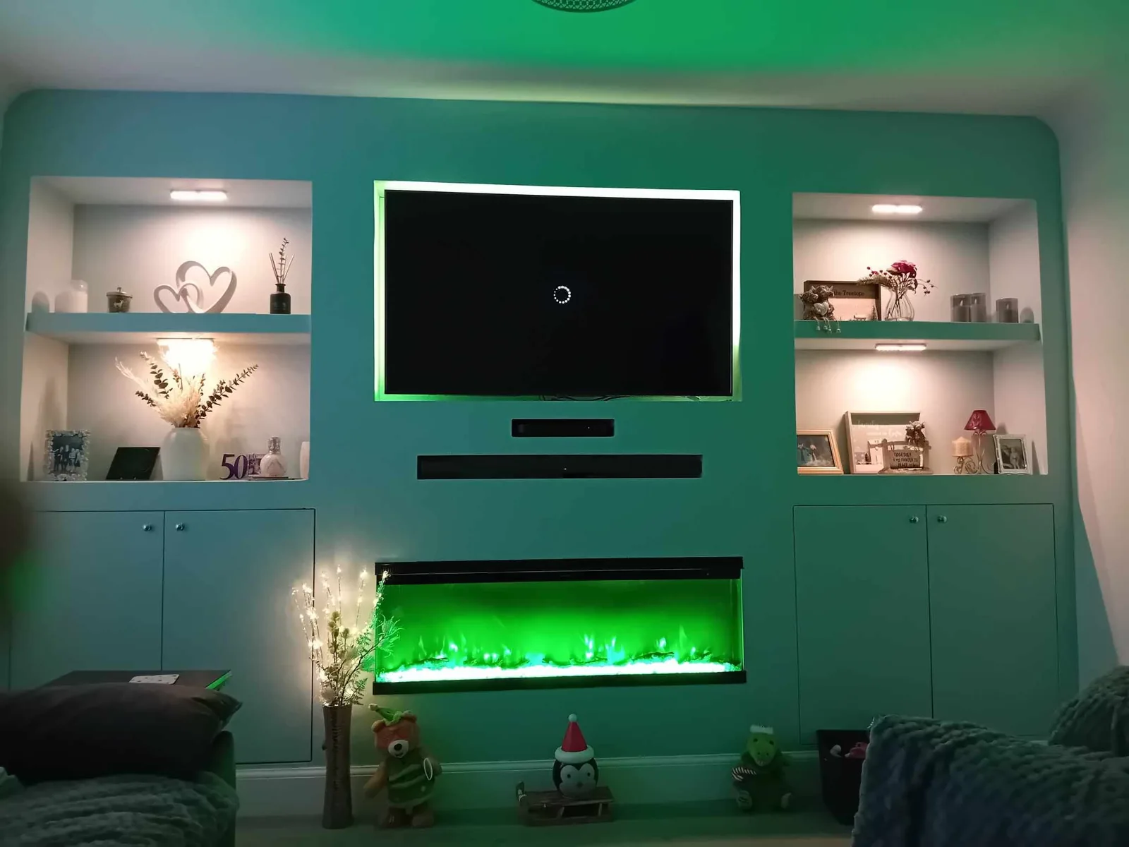 Bespoke fitted media wall